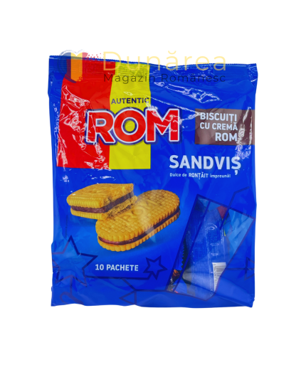 Rom Sandvis Biscuiti cu crema rom 360g