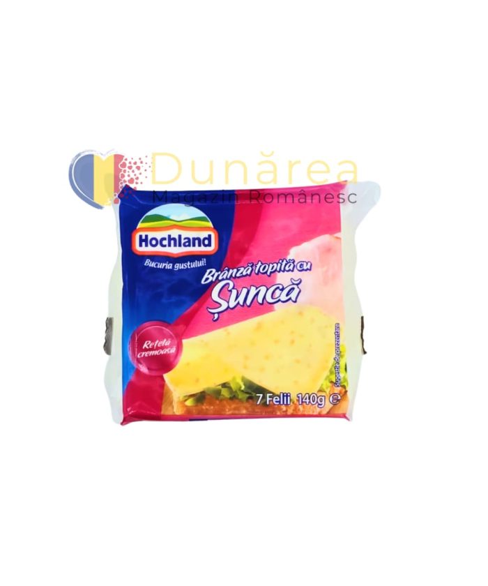 Hochland Branza Topita cu Sunca 140g – Dunărea Magazin Românesc