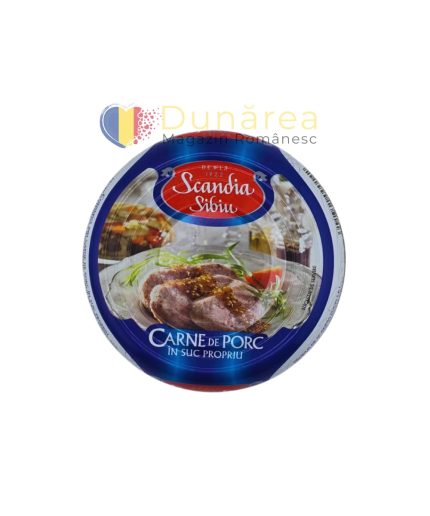 Scandia Sibiu Carne de Porc in Suc Propriu 300g