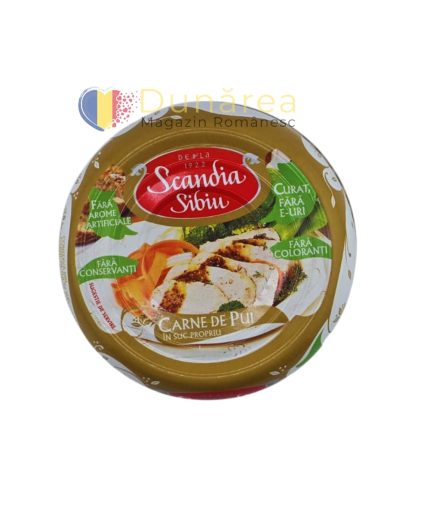 Scandia Sibu Carne de Pui in Suc Propriu 300g