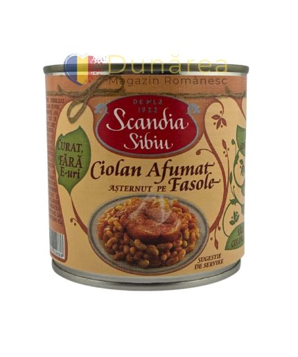 Scandia Sibiu Ciolan Afumat cu Fasole 400g