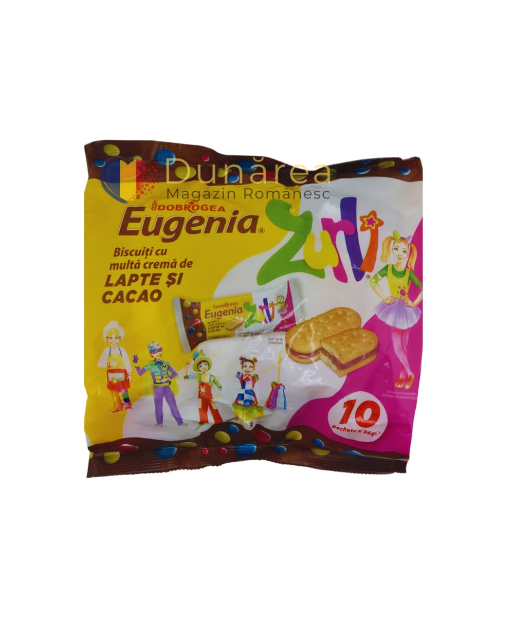 Dobrogea Eugenia Biscuiti Cu Crema De Lapte Si Cacao 360g