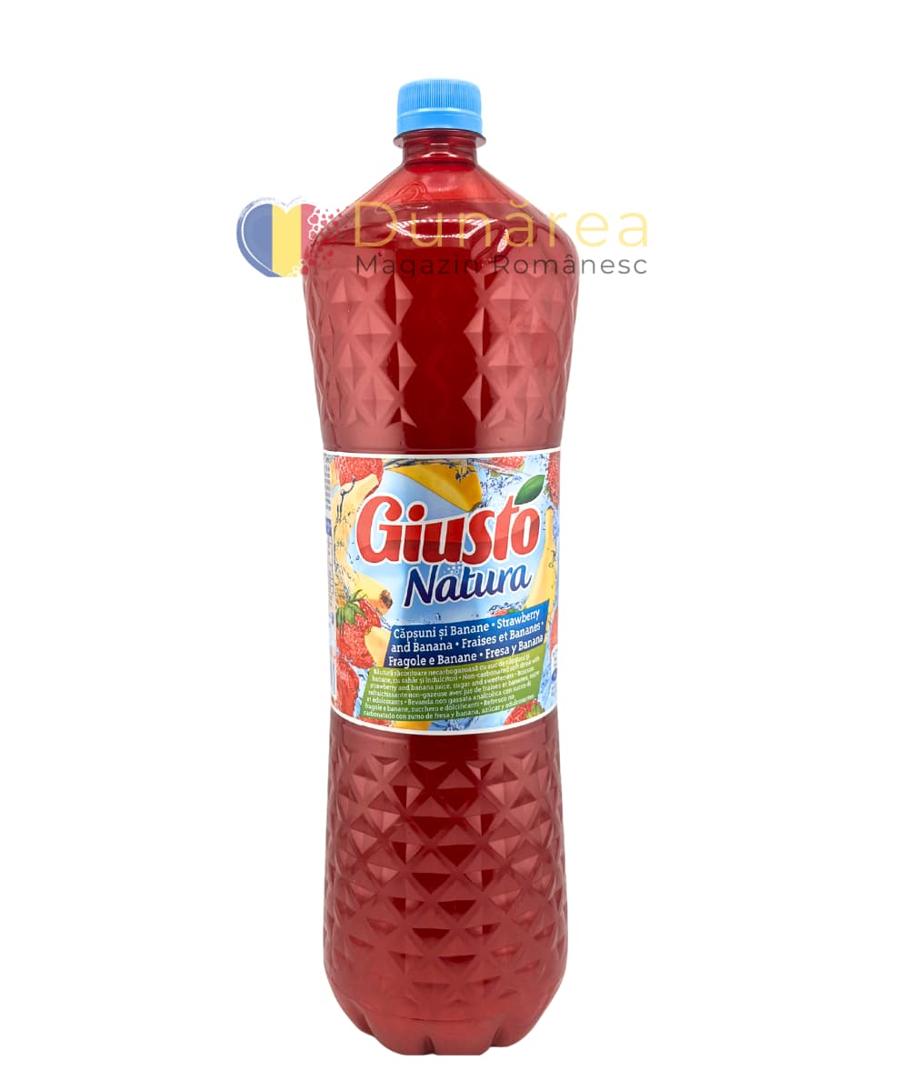 Giusto Natura cu Capsuni si Banane 2L