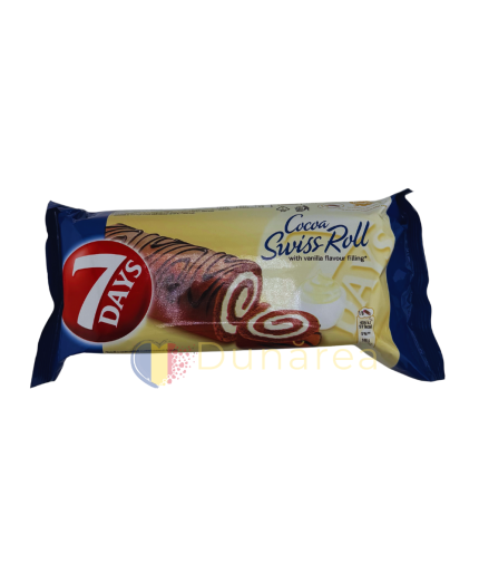 7 Days Swiss Roll Cu Vanilie 200g